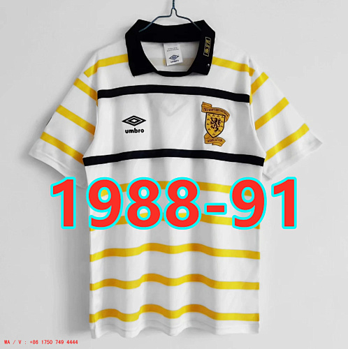 Scotland Retro TopThai Quality Away Jersey S-2XL