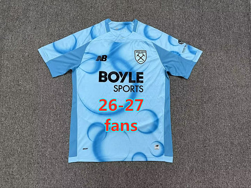 26-27 West Ham United Third Fans Version Jersey S-4XL