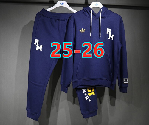 25-26 Real Madrid Hoodie+pants Kit S-2XL