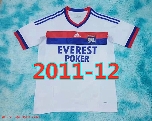 Lyon Retro TopThai Quality Home Jersey S-2XL