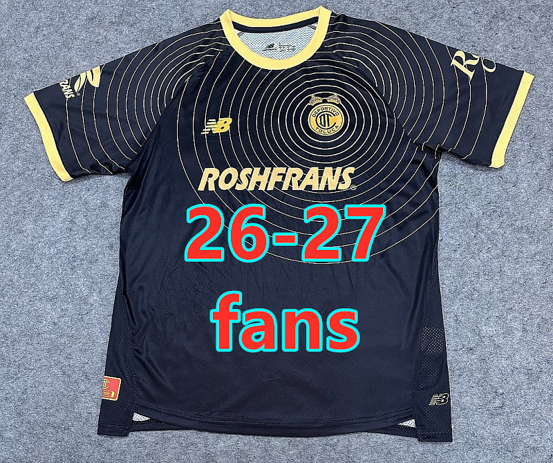 26-27 Toluca Third Fans Version Jersey S-4XL