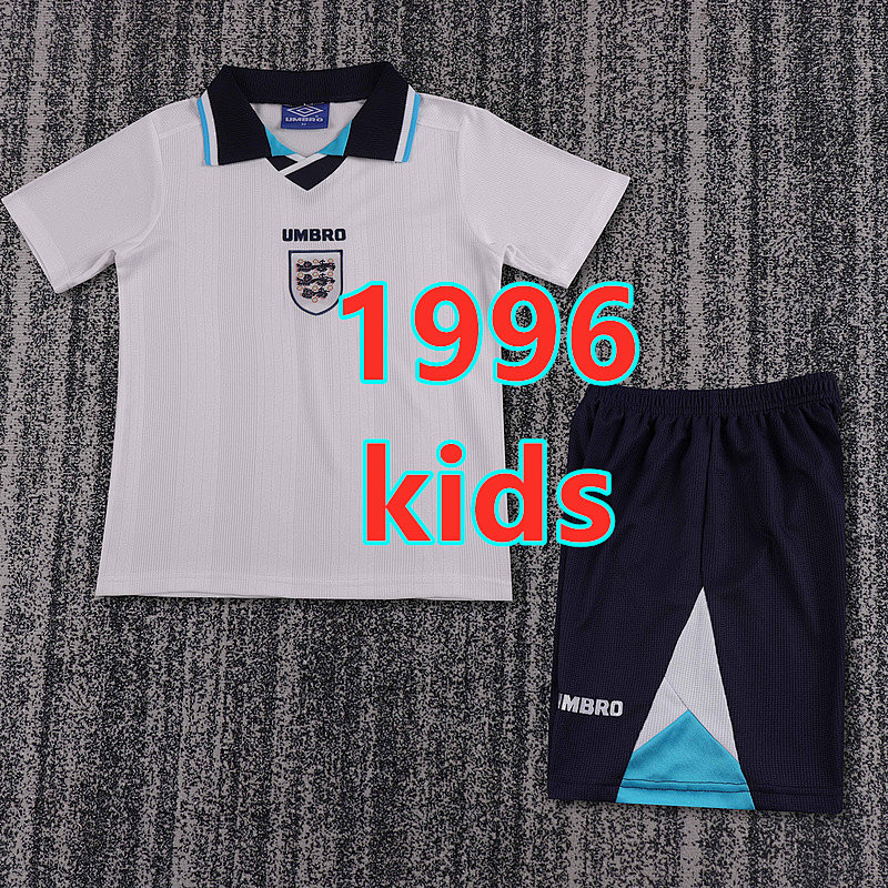 England Home Retro Kit Jersey+shorts Kit 16 -18