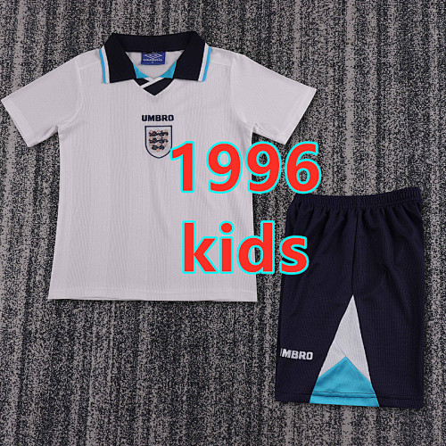 England Home Retro Kit Jersey+shorts Kit 16 -18