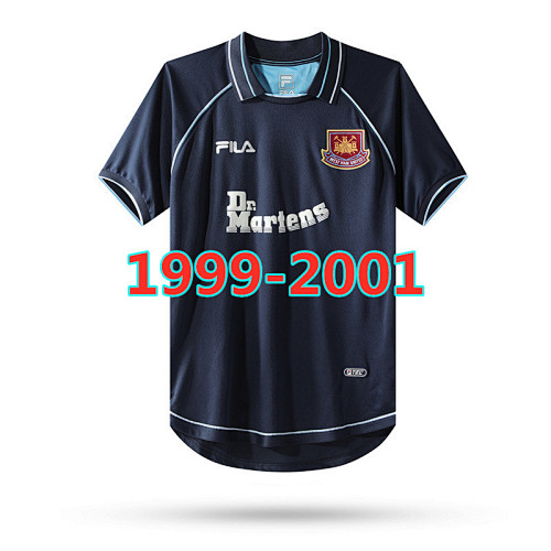 West Ham United Retro Third Jersey S-2XL