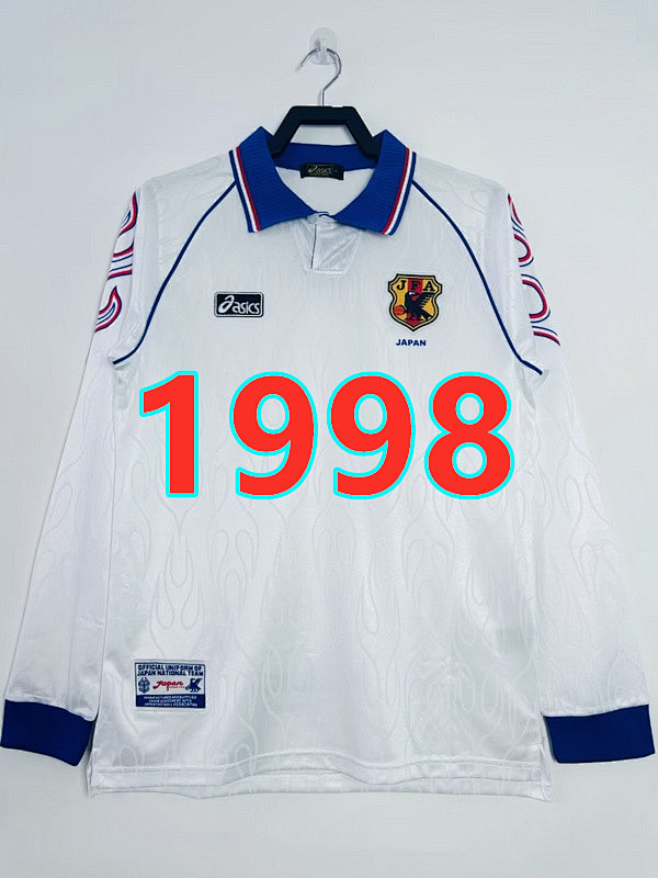 Japan Away Retro Long Sleeve Jersey S-2XL