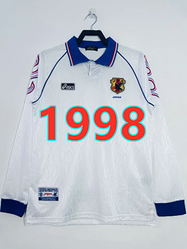 Japan Away Retro Long Sleeve Jersey S-2XL