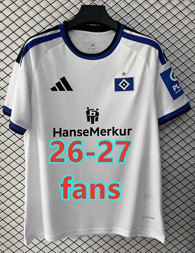 26-27 Hamburger SV Home Fans Version Jersey S-4XL