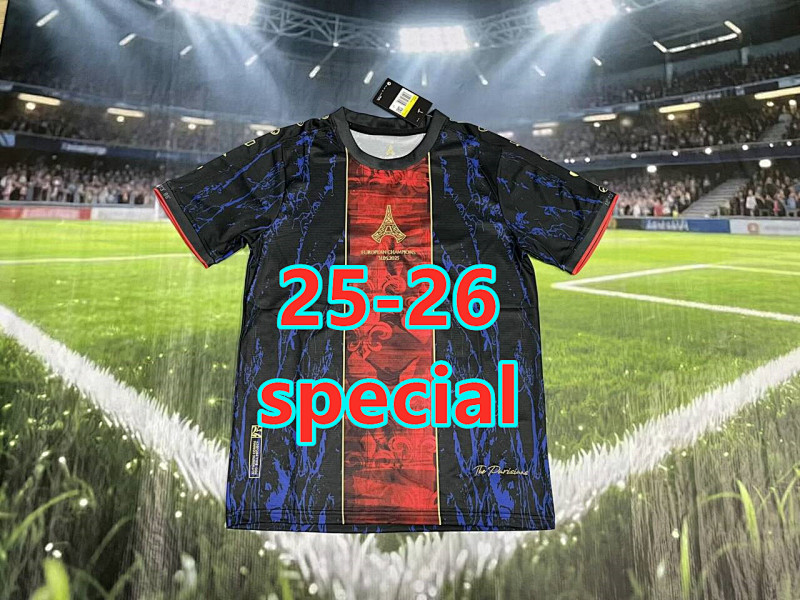 Balenciaga 25-26 Paris Psg Special Fans Version Jersey S-2XL