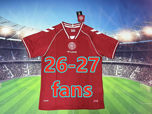 26-27 Denmark Home Fans Version Jersey S-2XL