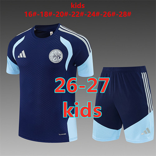 26-27 Ajax Kids Short Sleeve Tracksuit 16 -28