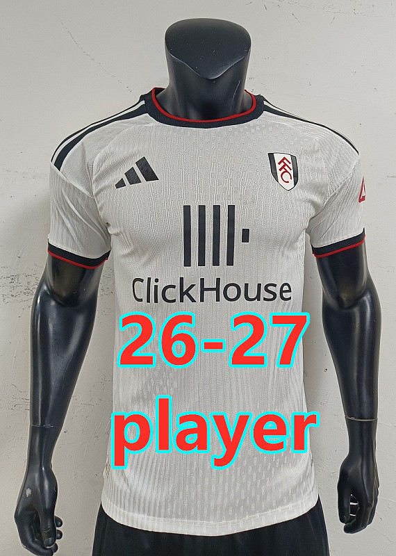 26-27 Fulham Home Player Version Jersey S-2XL