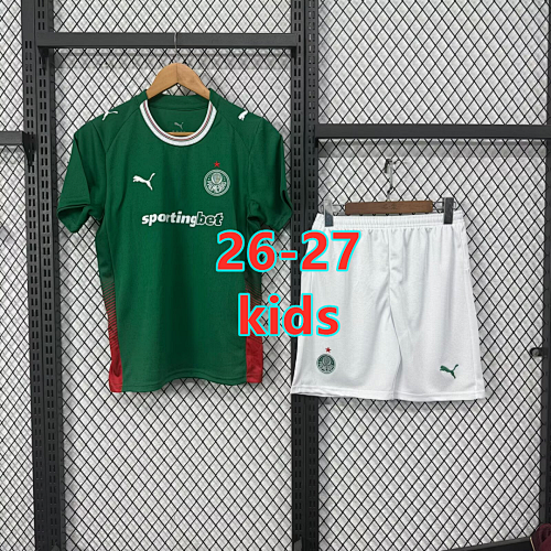 26-27 Palmeiras Home Kids Jersey+shorts Kit 16 -28