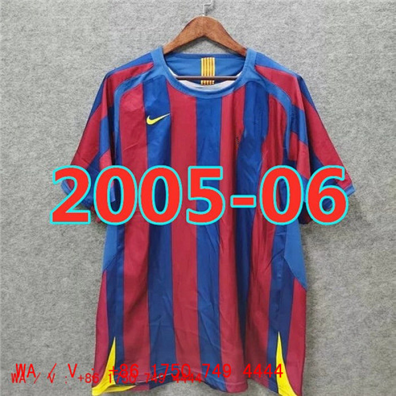 Barcelona Retro TopThai Quality Home Jersey S-2XL