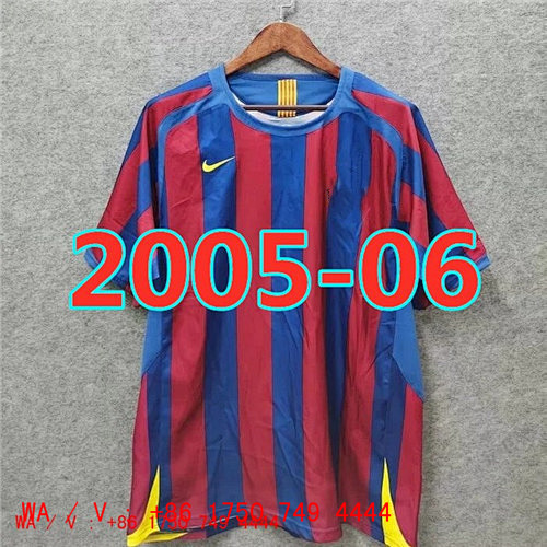 Barcelona Retro TopThai Quality Home Jersey S-2XL