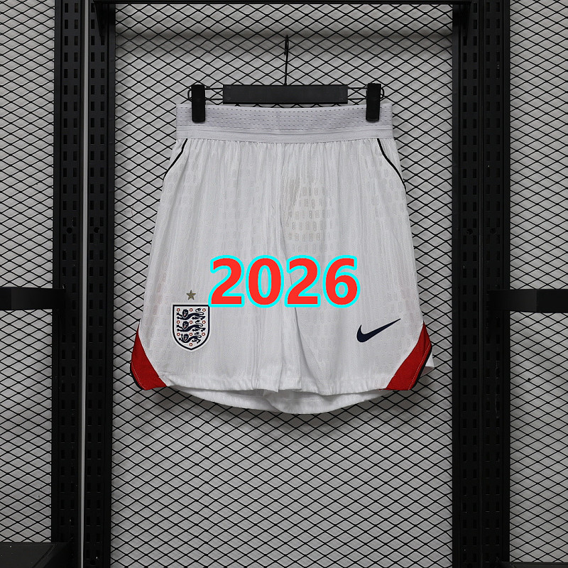 England Home Player Version Shorts S-3XL