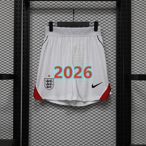 England Home Player Version Shorts S-3XL
