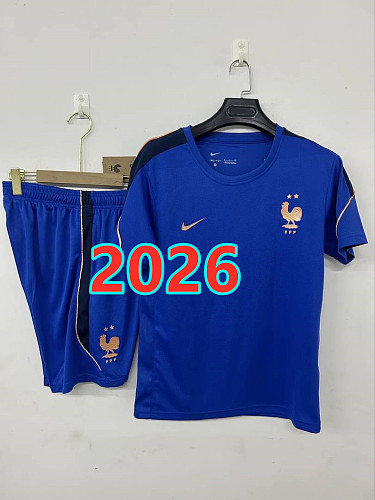 France Short Sleeve Tracksuit Kit S-3XL