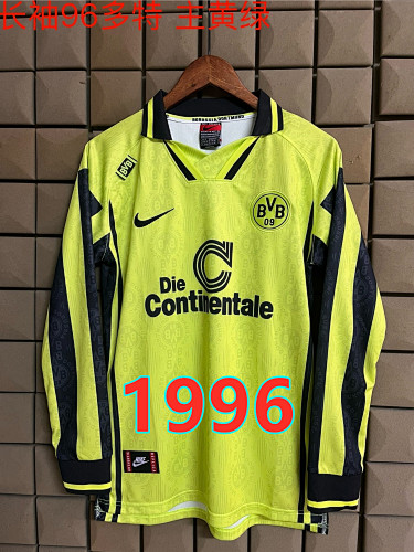 Dortmund Home Retro Long Jersey S-2XL