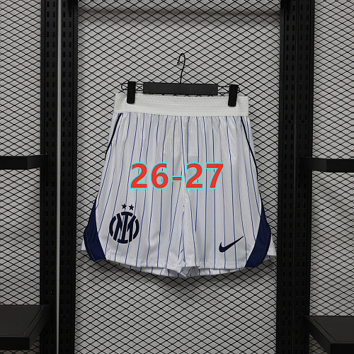 26-27 Inter Milan Away Player Version Shorts S-2XL