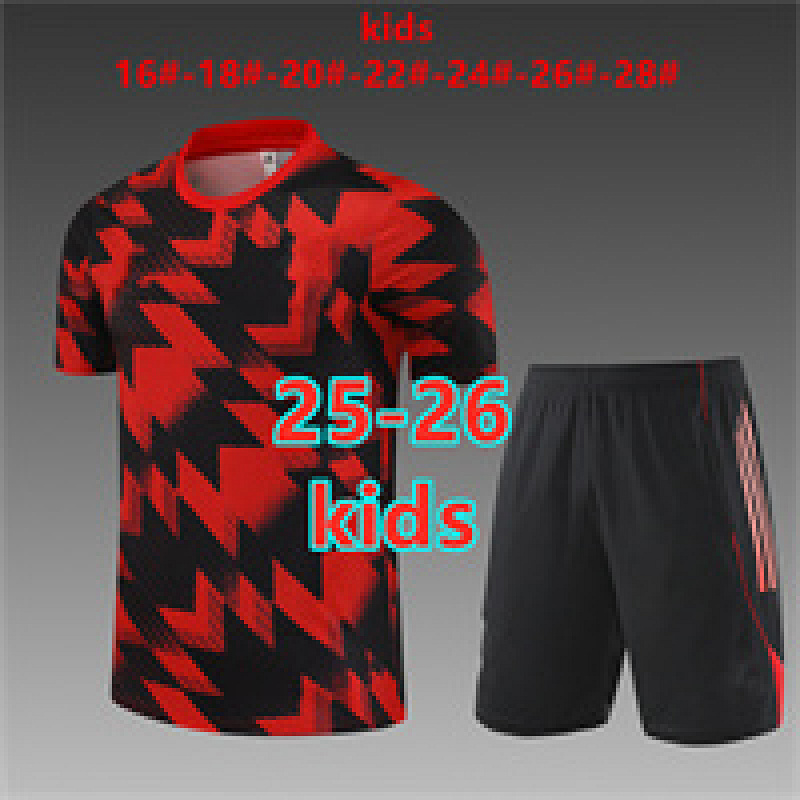 25-26 Manchester United Kids Short Sleeve Tracksuit 16 -28