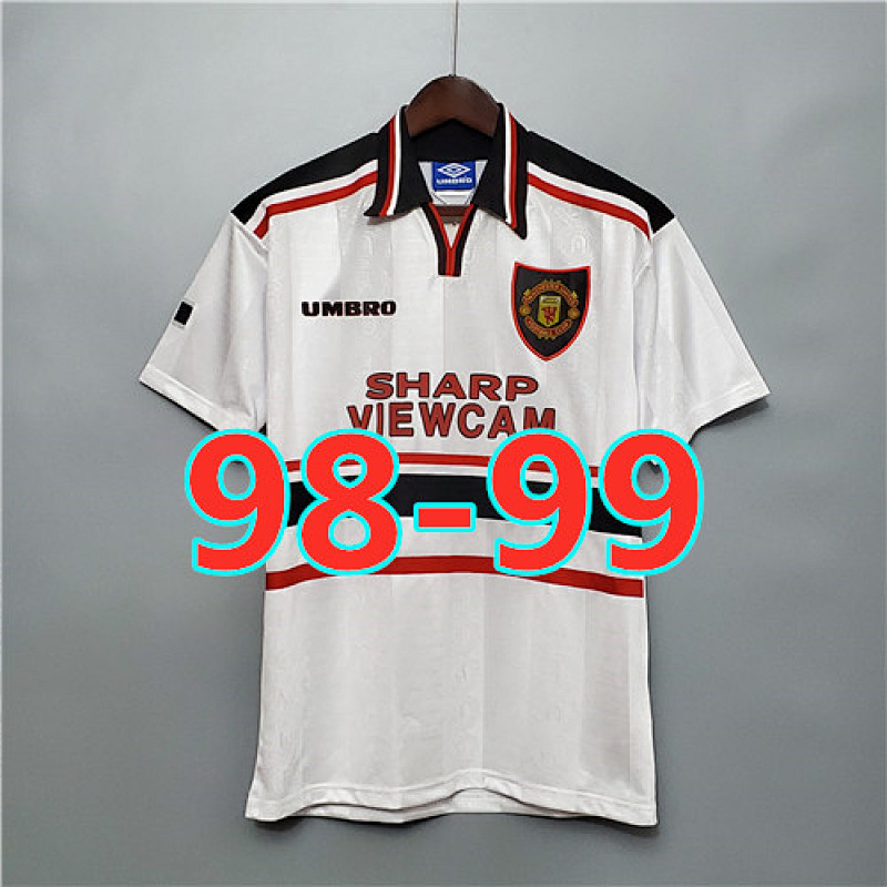 Manchester United Retro TopThai Quality Away Jersey S-2XL