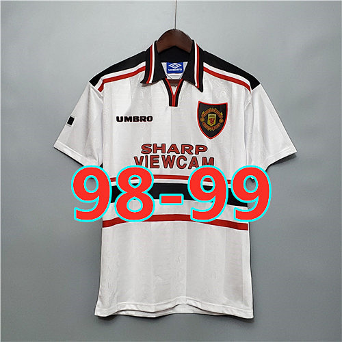 Manchester United Retro TopThai Quality Away Jersey S-2XL