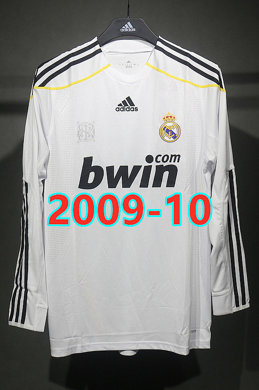 Real Madrid Home Retro Player Long Jersey S-2XL