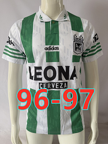 96-97 Atletico Nacional Home Retro Jersey S-2XL