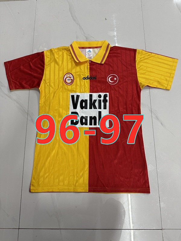 96-97 Galatasaray Home Retro Jersey S-2XL