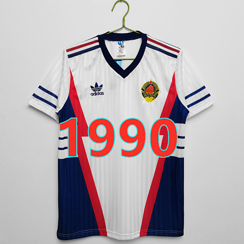 Yugoslavia Away Fans Version Retro Jersey S-2XL