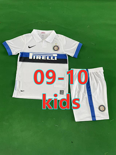 09-10 Inter Milan Away Retro Kids Jersey+shorts 16 -28