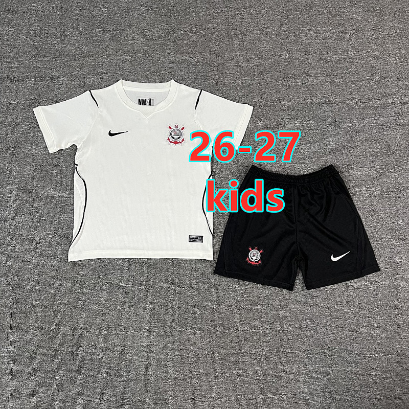 26-27 Corinthians Home Kids Jersey+shorts Kit 16 -28