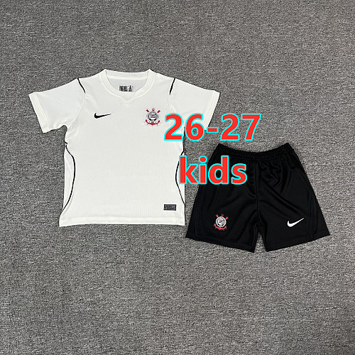26-27 Corinthians Home Kids Jersey+shorts Kit 16 -28