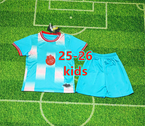 25-26 Barcelona Special Kids Jersey+shorts Kit 16 -28
