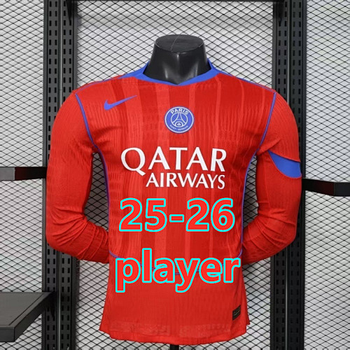 Balenciaga 25-26 Paris Psg Third Player Version Long Sleeve Jersey S-3XL