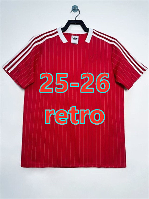 25-26 Manchester United Retro Fans Version Jersey S-4XL