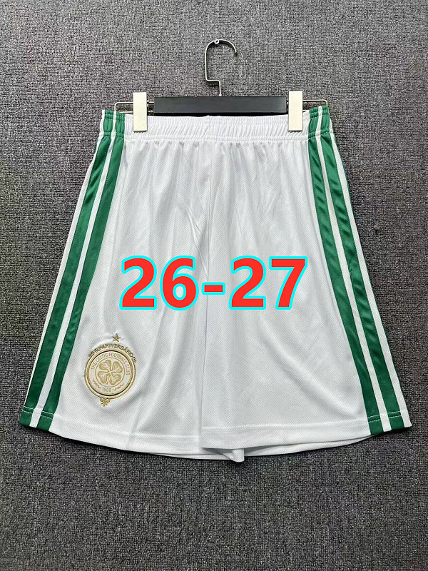 26-27 Celtic Home Fans Version Shorts S-2XL