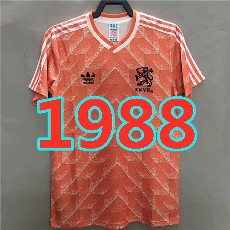Netherlands Retro TopThai Quality Home Jersey S-2XL