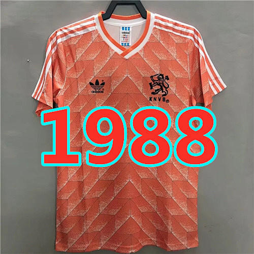 Netherlands Retro TopThai Quality Home Jersey S-2XL