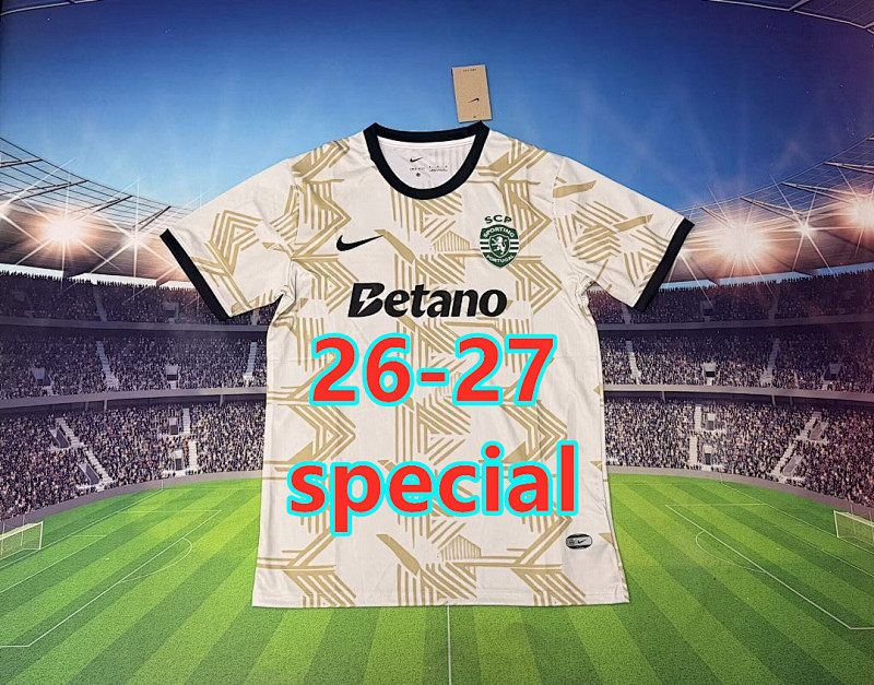 26-27 Sporting CP Special Fans Version Jersey S-4XL