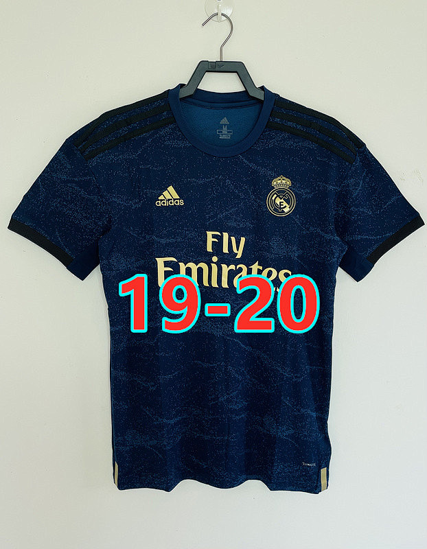 19-20 Real Madrid Away Retro Jersey S-2XL