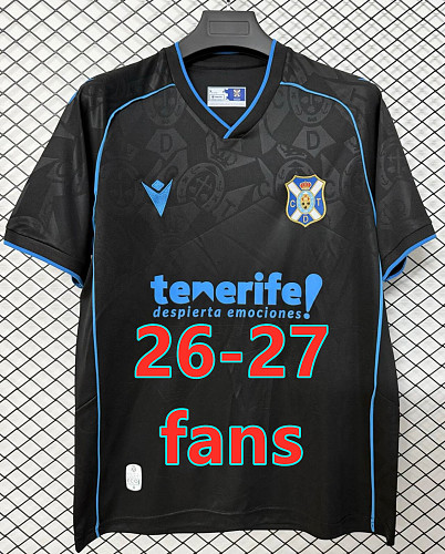 26-27 Tenerife Away Fans Version Jersey S-4XL