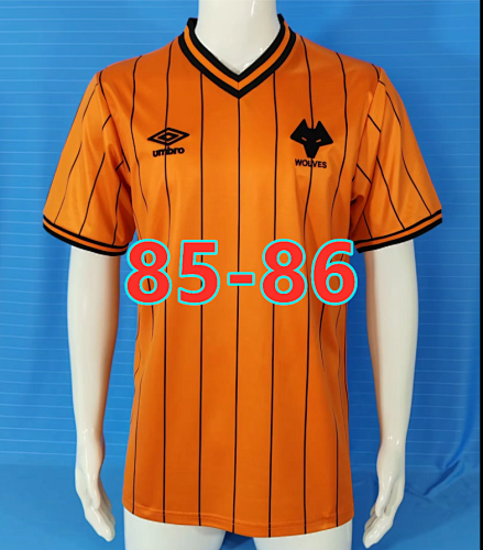 85-86 Wolves Home Retro Fans Version Jersey S-2XL