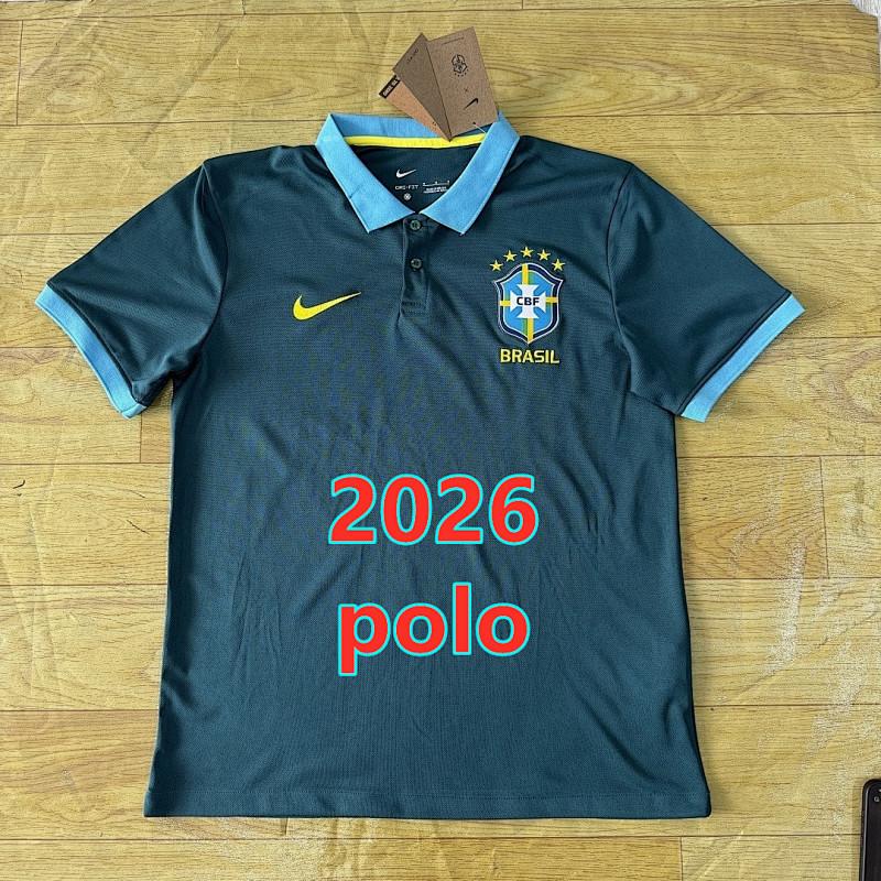 Brazil Polo Jersey S-2XL Polo