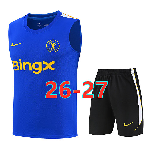 26-27 Chelsea Short Sleeve Vest Tracksuit S-2XL