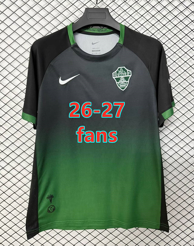 26-27 Elche Third Fans Version Jersey S-4XL
