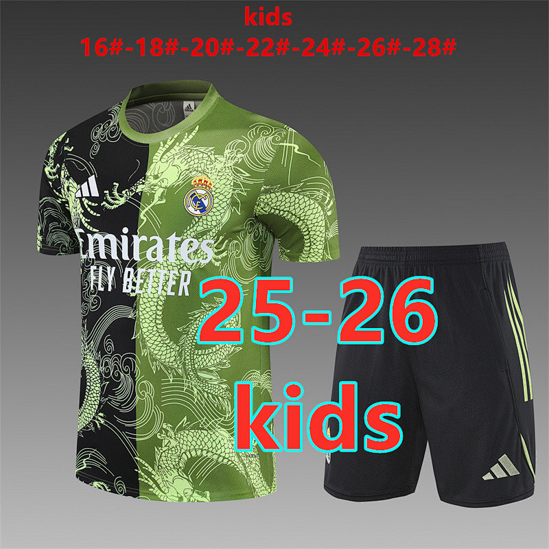 25-26 Real Madrid Kids Special Short Sleeve Tracksuit 16 -28