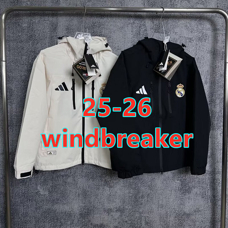 25-26 Real Madrid Windbreaker S-3XL F716