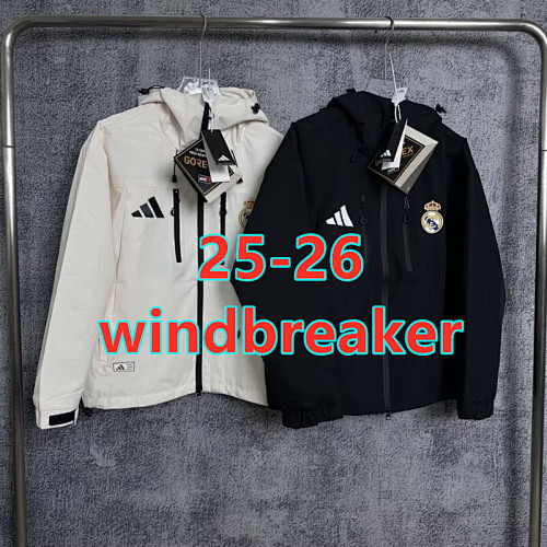 25-26 Real Madrid Windbreaker S-3XL F716