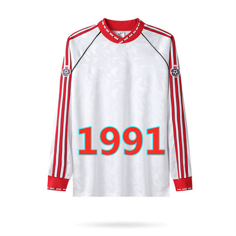 Manchester United Retro TopThai Quality Long Away Jersey S-2XL